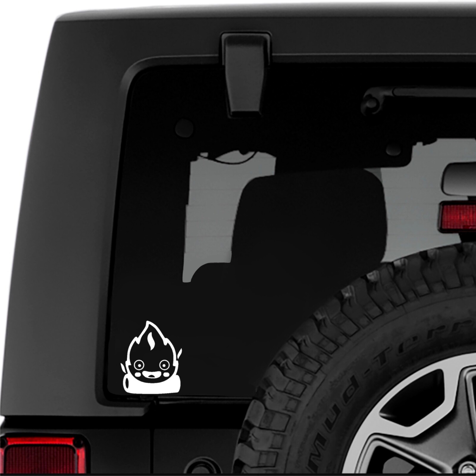 ANIME HOWLS MOVING CASTLE SPIRITED CAR WINDOW STICKERS WATERPROOF VINYL DECAL