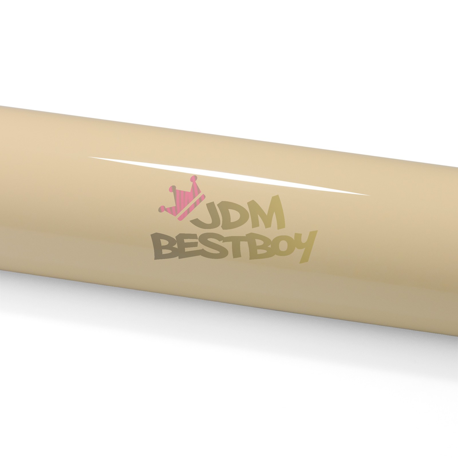 ESSMO PET Super Gloss Light Ivory Car Vehicle Vinyl Wrap Decal Glossy Like Paint