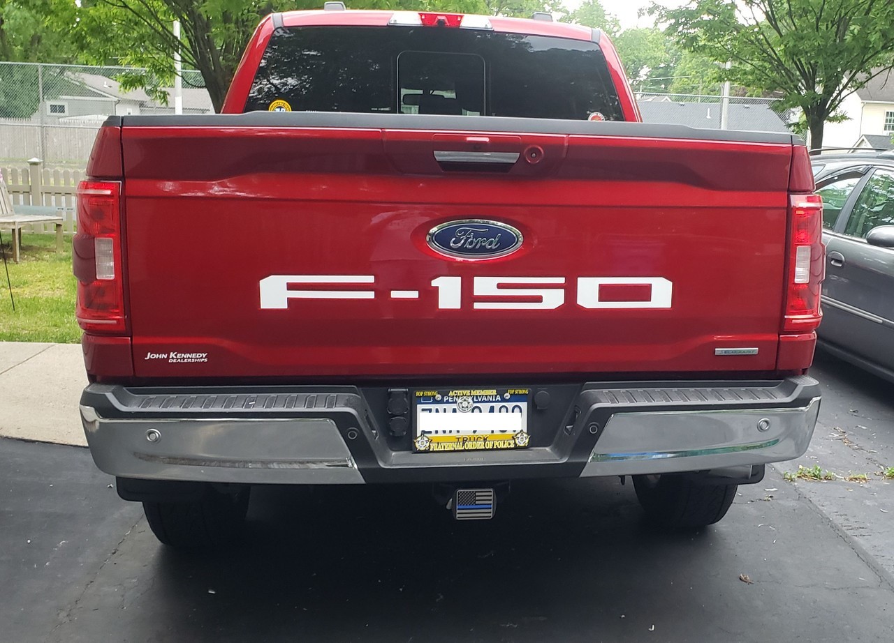 Fits For 2021-2026 F-150 TAILGATE LETTERS Rear Text Decals Vinyl Graphics
