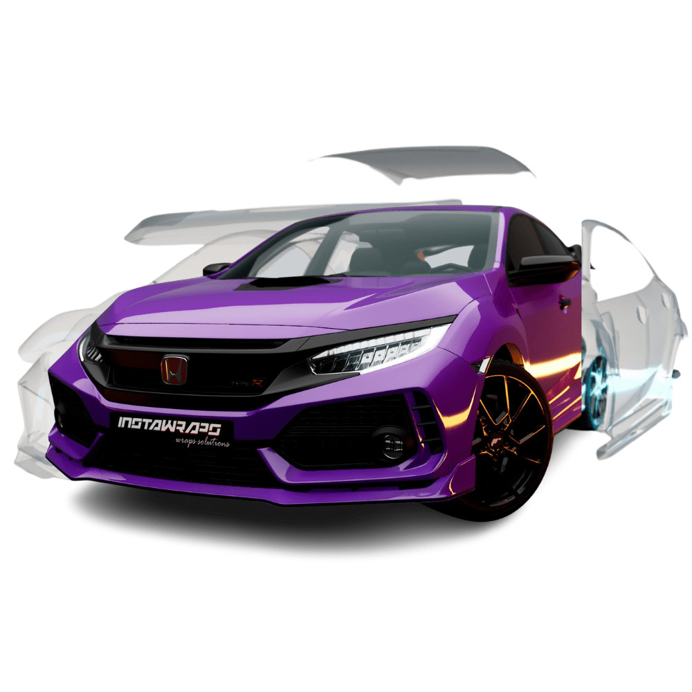 3M Colored PPF / PWF Series Gloss Viola Paint Protection Film | PWF-G248