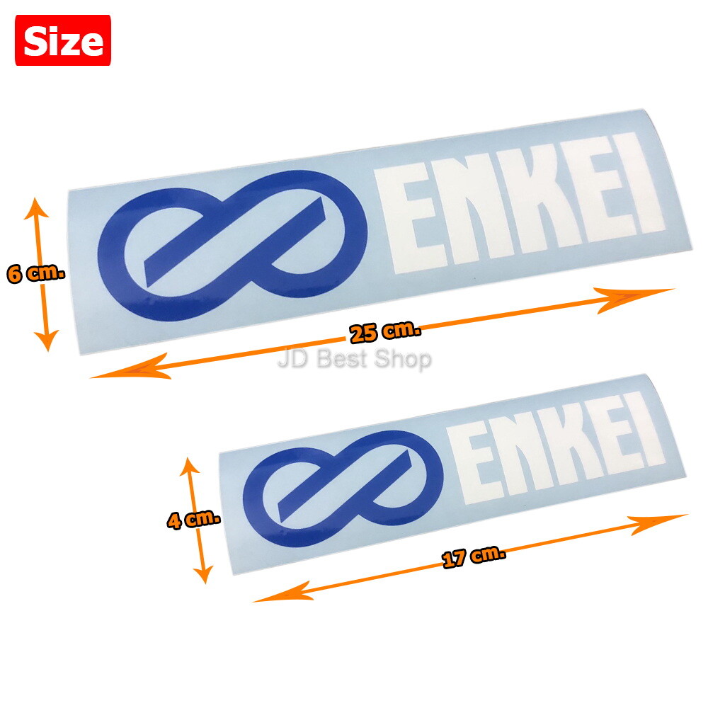 Sticker Vinyl Diecut Oracal Enkei Wheels for Car JDM Japan Racing Sports Style R