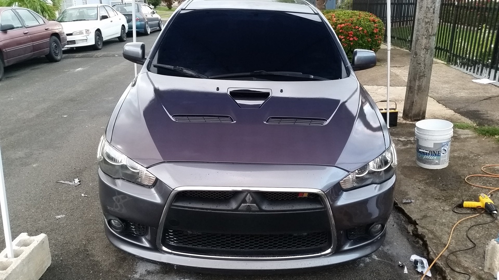 VVivid Xpo Gloss Gray Tech Art Carbon Vinyl Wrap Film | V243