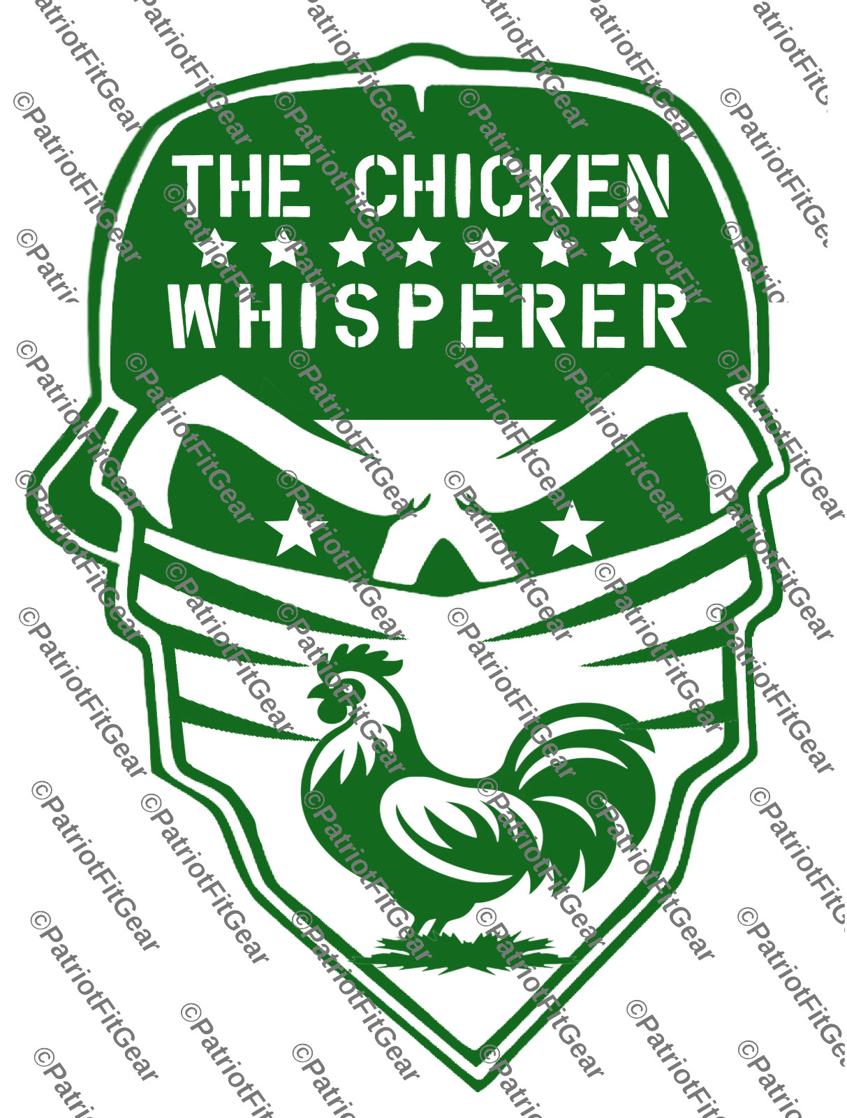 The Chicken Whisperer,Skull,Chicken,Fowl, Rooster,Poultry,Hen,Custom Vinyl Decal