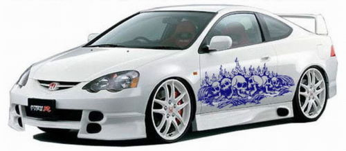 SKULL ROCKER AUTO VAN VEHICLE SEMI TRAILER CROSS OVER CHECK CAR TRUCK SUV