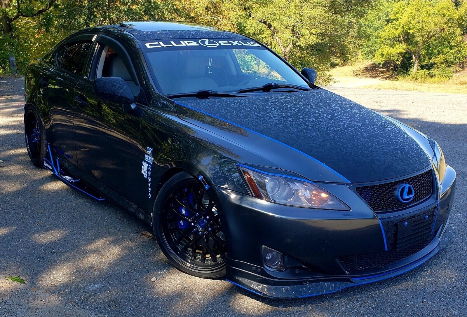 FIT CLUB LEXUS WINDSHIELD BANNER DIE CUT VINYL DECAL WITH APPLICATION TOOL