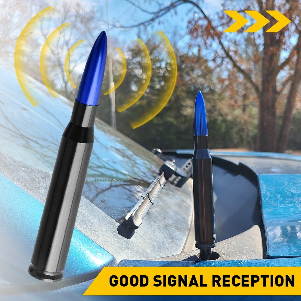 Bullet Antenna Mast Power For Motorcycles Cars Street Rods Classics Boat H
