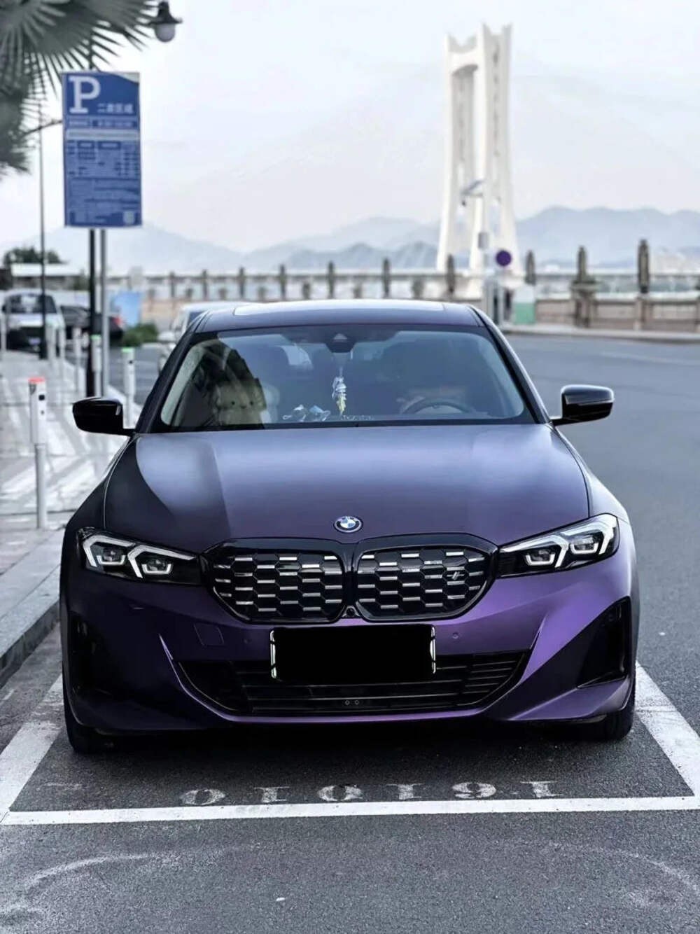 PET Ultra Matte Ghost Purple Vinyl Wrap Film Roll Self Adhesive Motorbike Car Wr