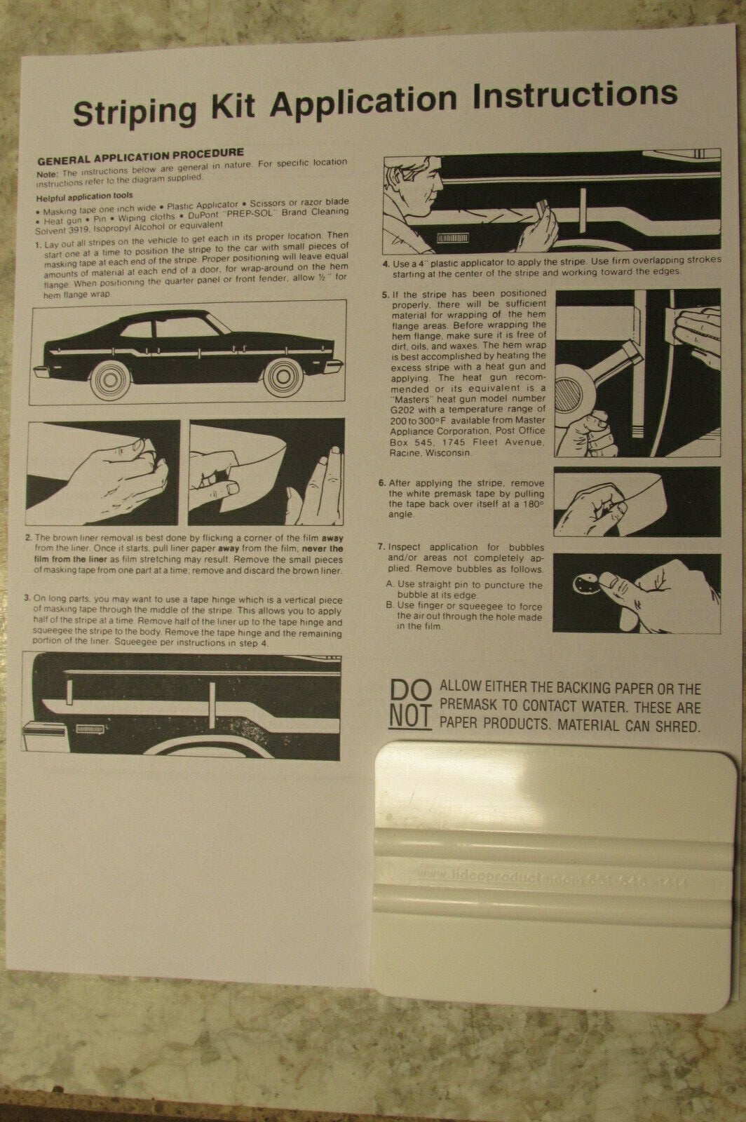 1978 Z/28 Camaro Front Lower Valance 3 Color Green, Dark Green and Black