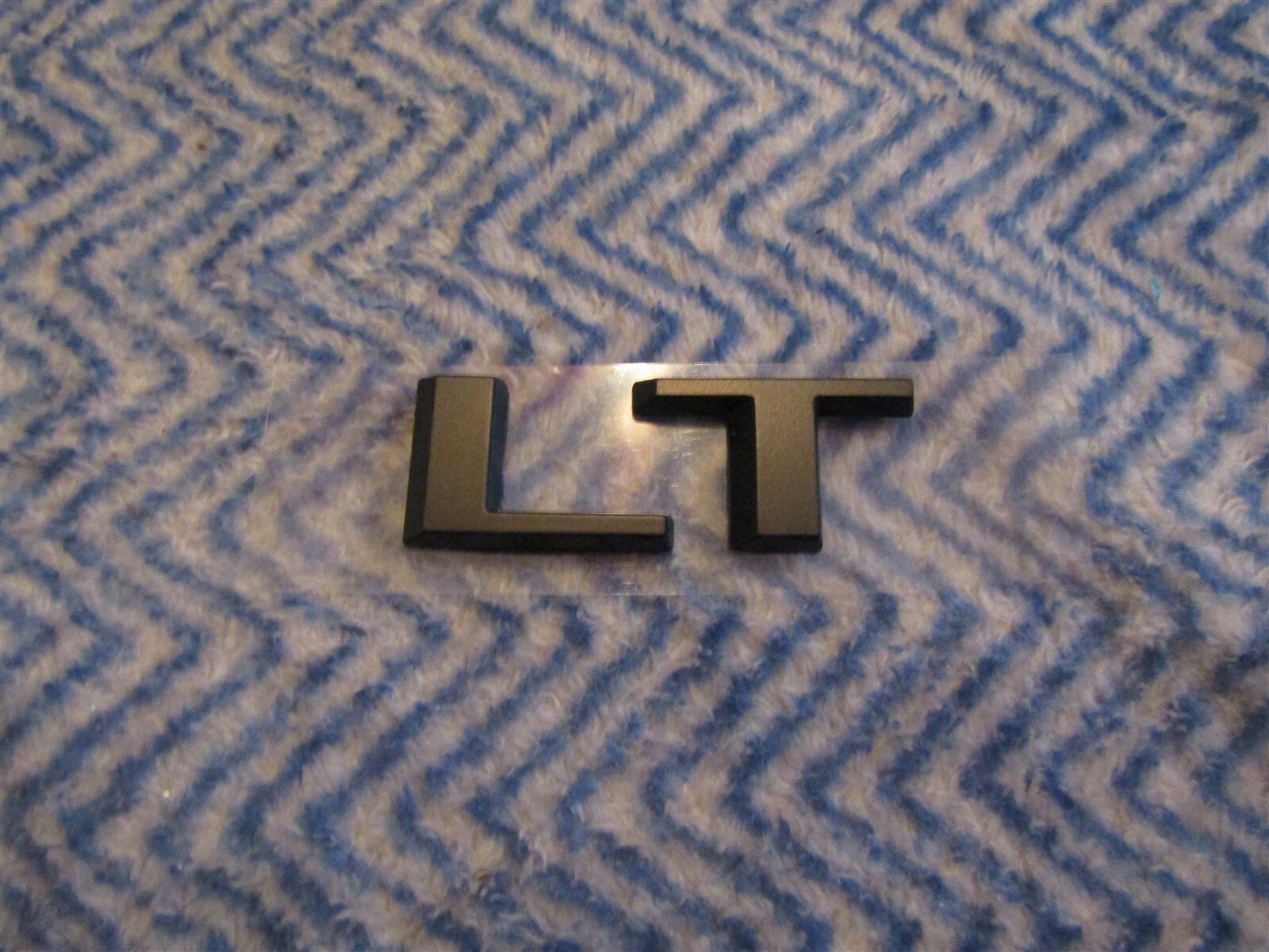 CHEVROLET SILVERADO SUBURBAN TAHOE “LT” LT BODY EMBLEM IN FLAT BLACK #31