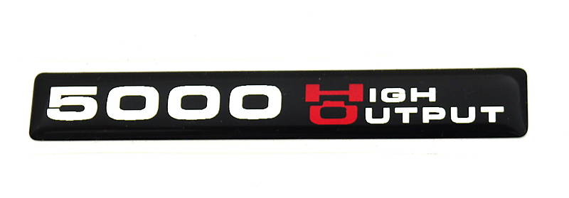 (HO) 5000 High Output Emblem (B) Standard