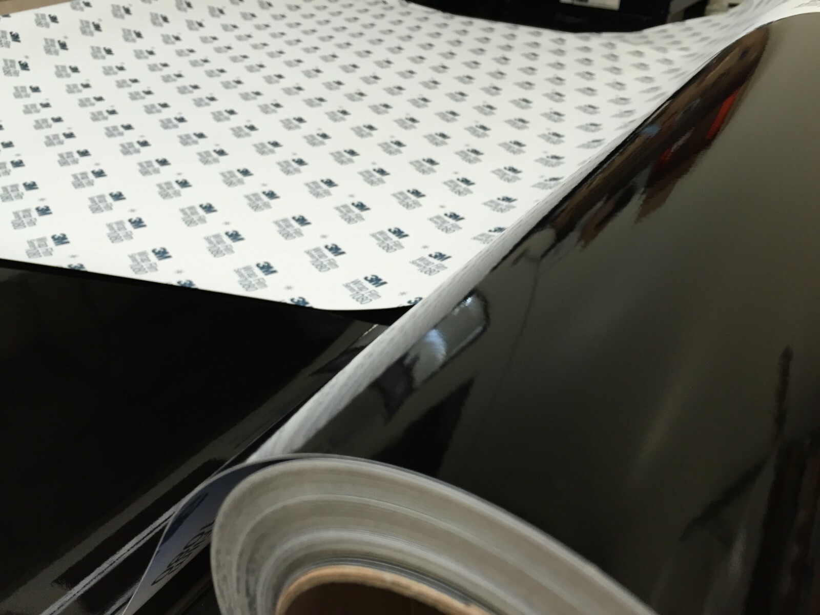 BUNDLE 2 Rolls – 3M 2080 Gloss Black 6″ x 60″ Vinyl Car Wrap Stripe Sticker Film