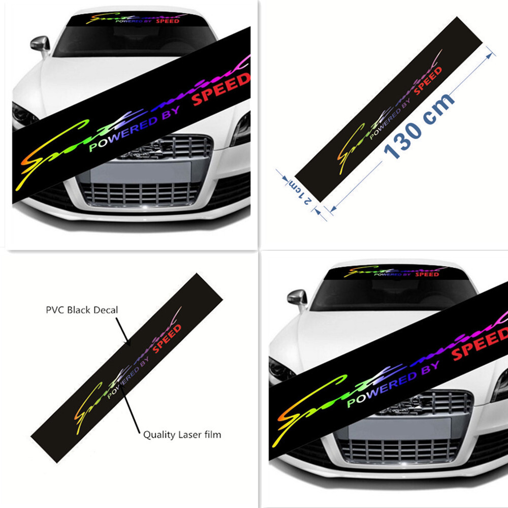 Fit For Toyota Corolla Car Sticker Laser Colorful Decal DIY Window Decorative