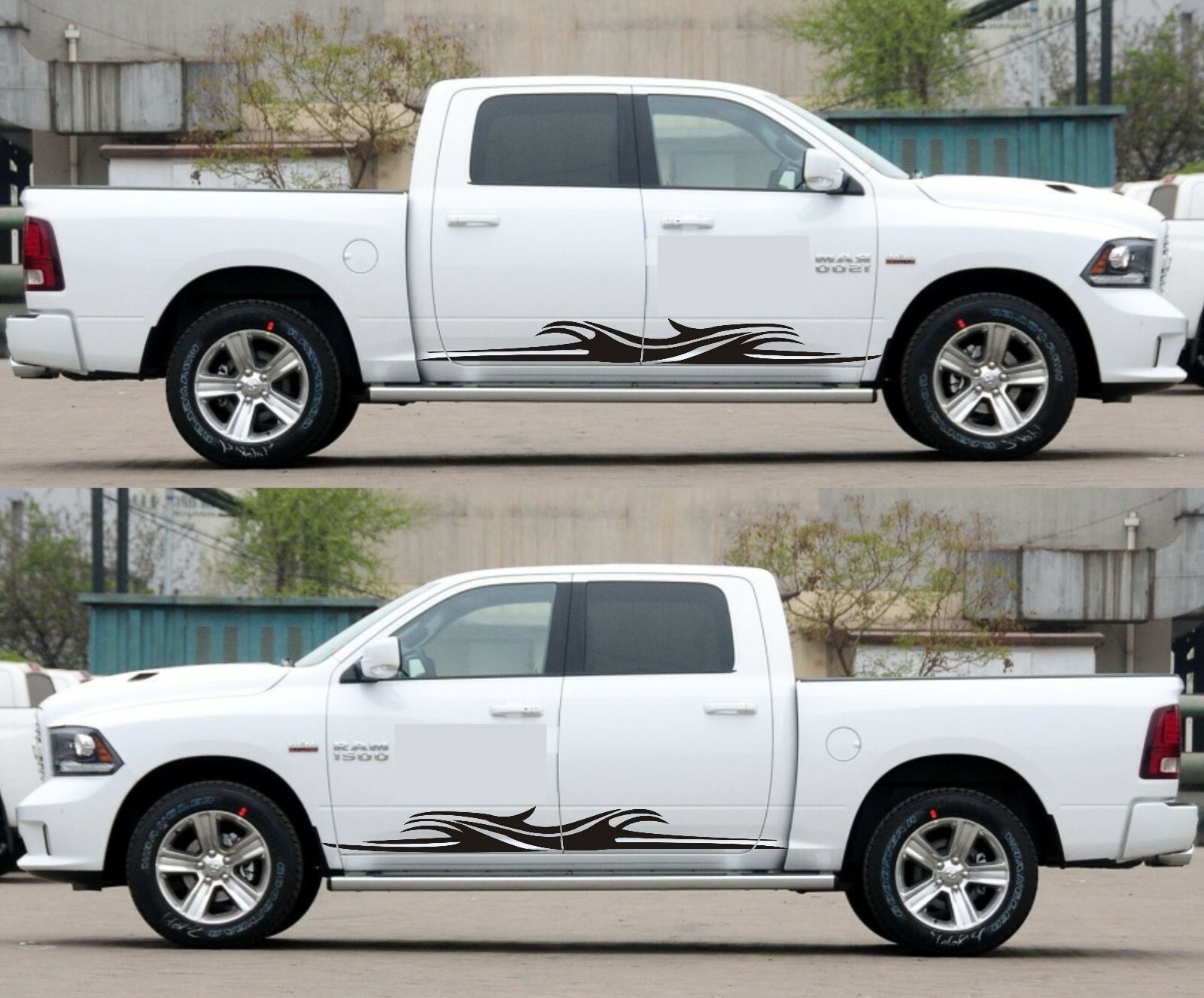 For 09-18 Dodge Ram 2500 1500 Universal Decal Vinyl Sticker SUV Truck Side BODY