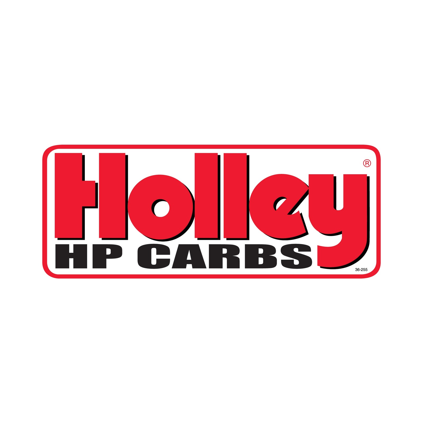 Holley 36-255 HP Carbs Decal