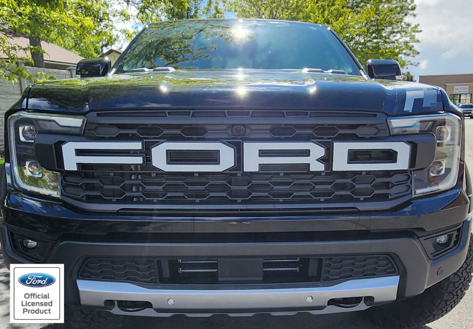 2024 Ford Ranger Raptor Grill Letters – vinyl decals stickers