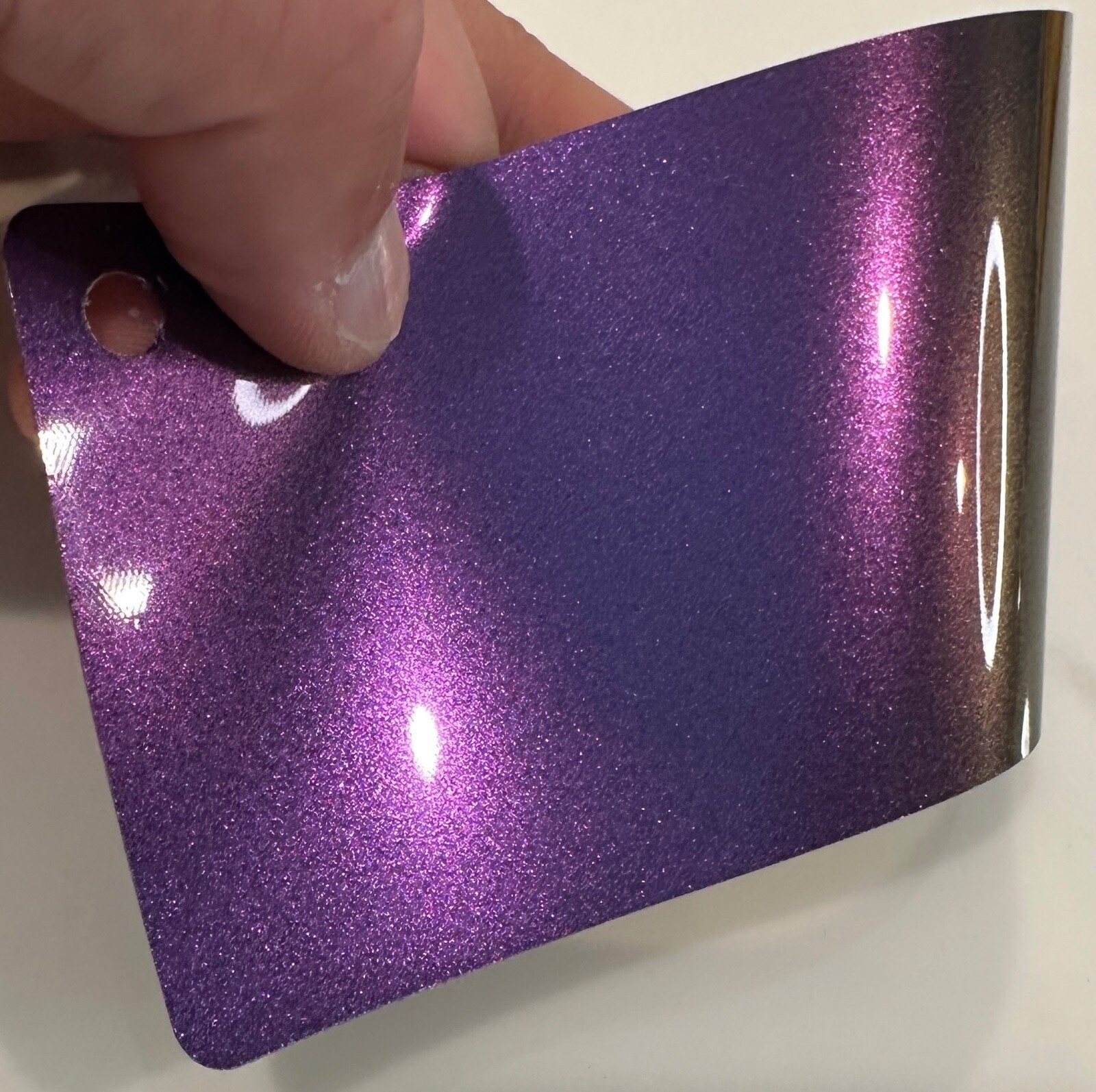 Tesla Cybertruck DIY Full Vinyl Wrap Color Change Ultra-Gloss Riptide Purple
