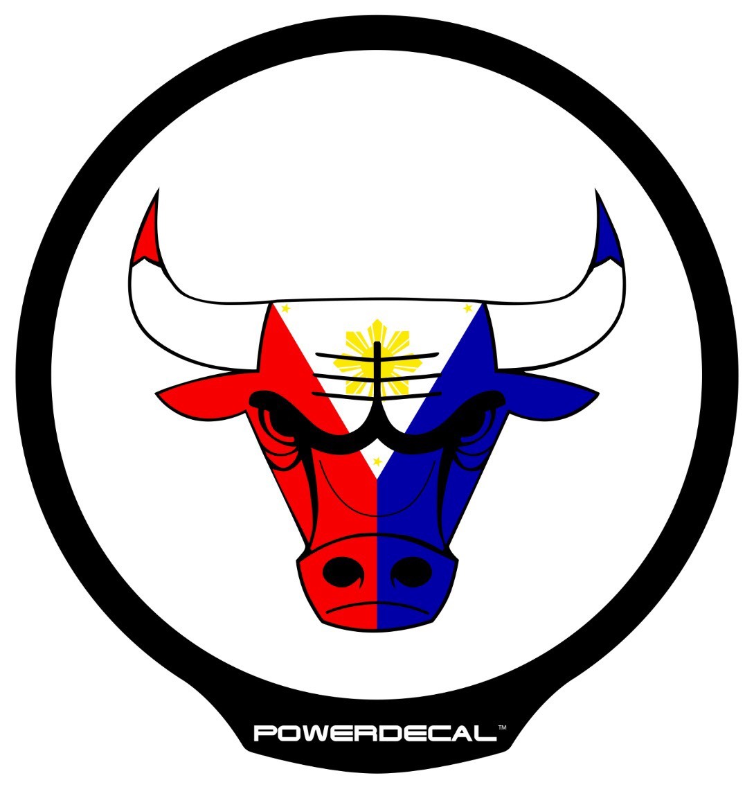 Philippine Bull Light Up Decal Powerdecal Backlit LED Motion Sensing Auto Decal