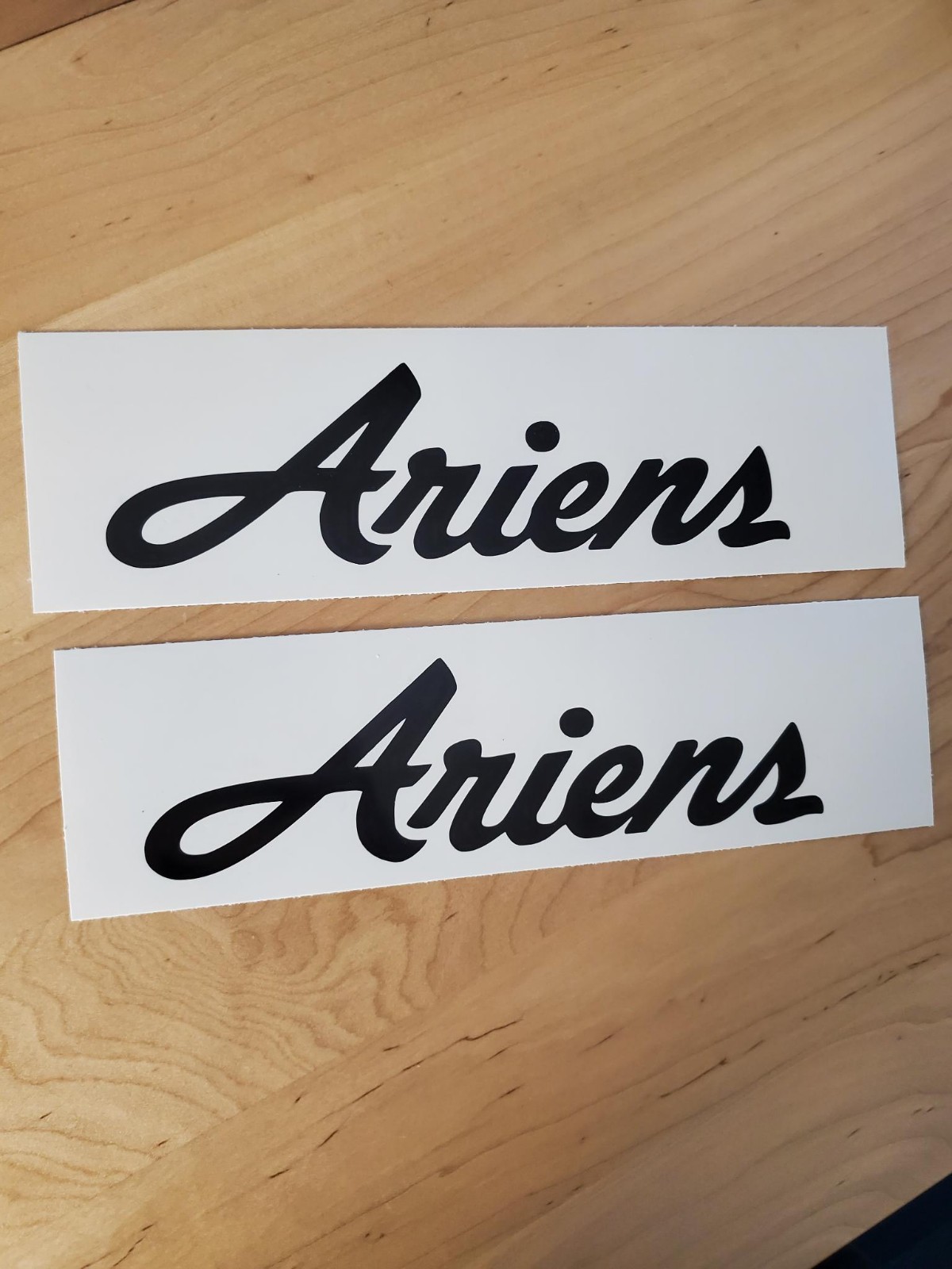 Ariens Snowblower 7×2″ (2) Gloss BLACK Decals Stickers mower tiller usa FAST