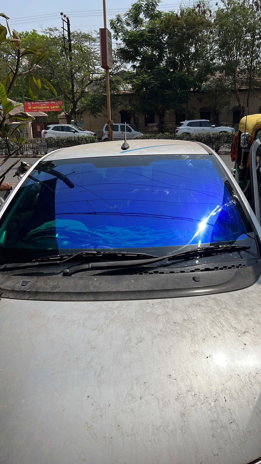60%VLT Chameleon Light Blue Front Window Roll Tint Solar Film Protection Sticker