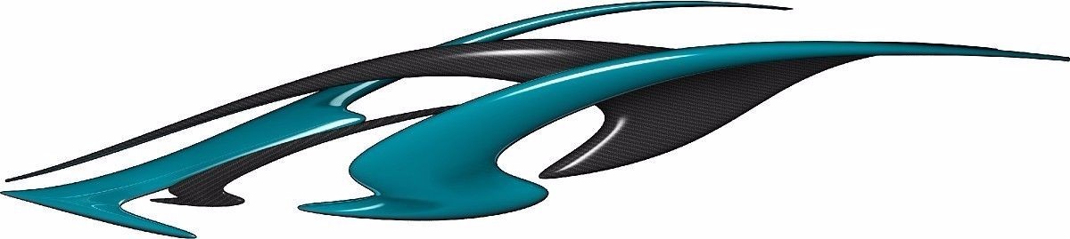 Tesla vinyl graphic decal motorcycle go kart race car decal