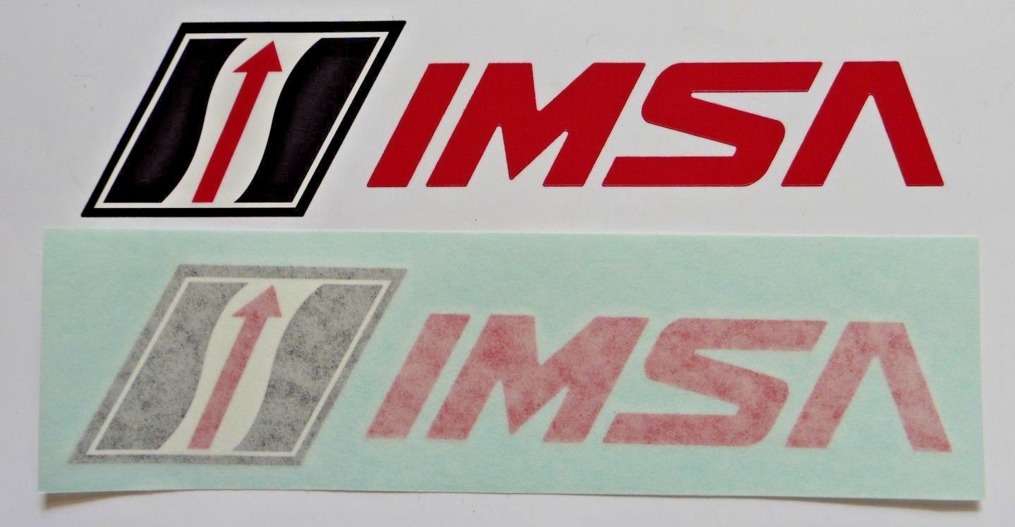 Official IMSA Sticker International Motorsports Association Transfer Sticker 8×2