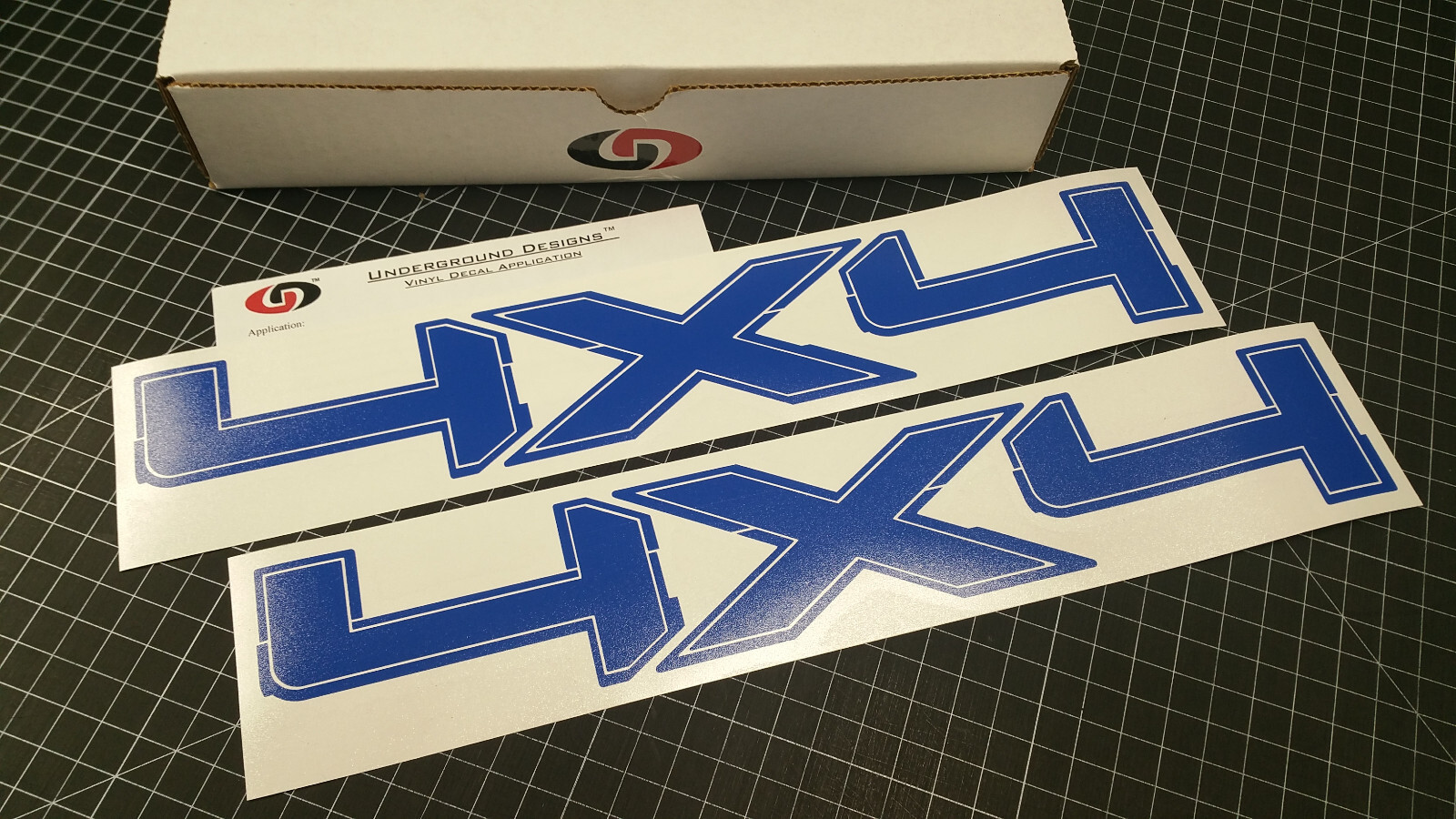 4×4 F150 Decals (2) Truck Bed Stickers Fits 2009-14 F-150 3.5L Ecoboost & 5.0 V8