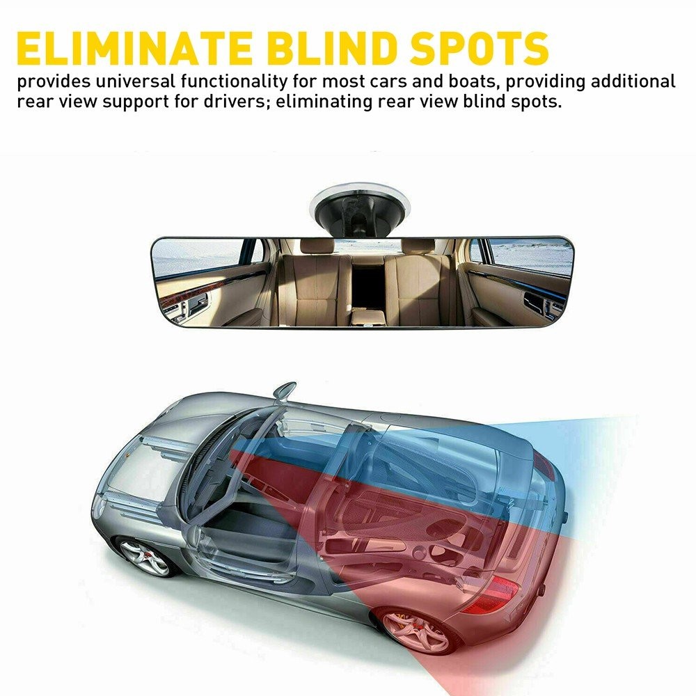 1/2Set Upgrade Car Rear Suction Universal View Learner Mirror Cup Driver Interio