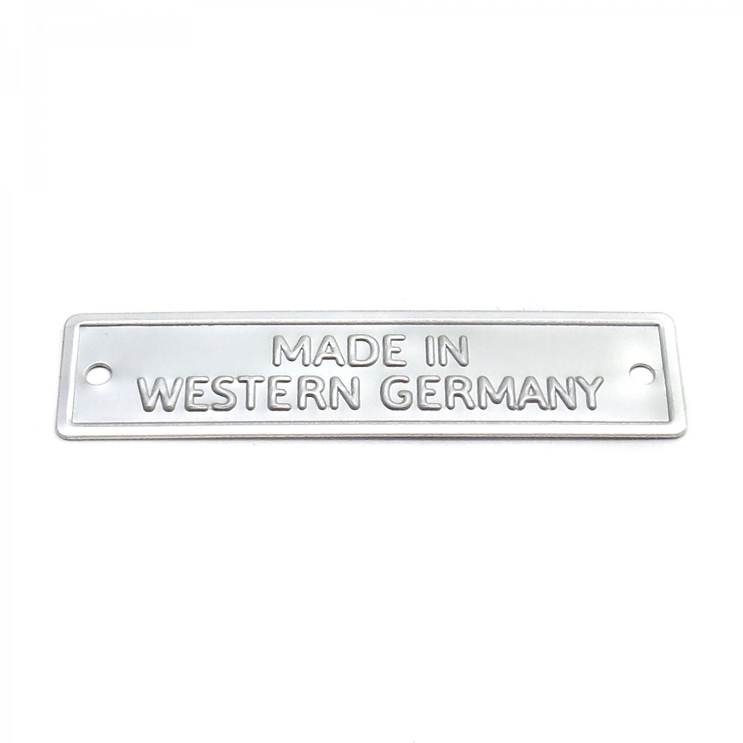 Made in Western Germany – Data Plate for VW Bug Bus Ghia & Porsche 356