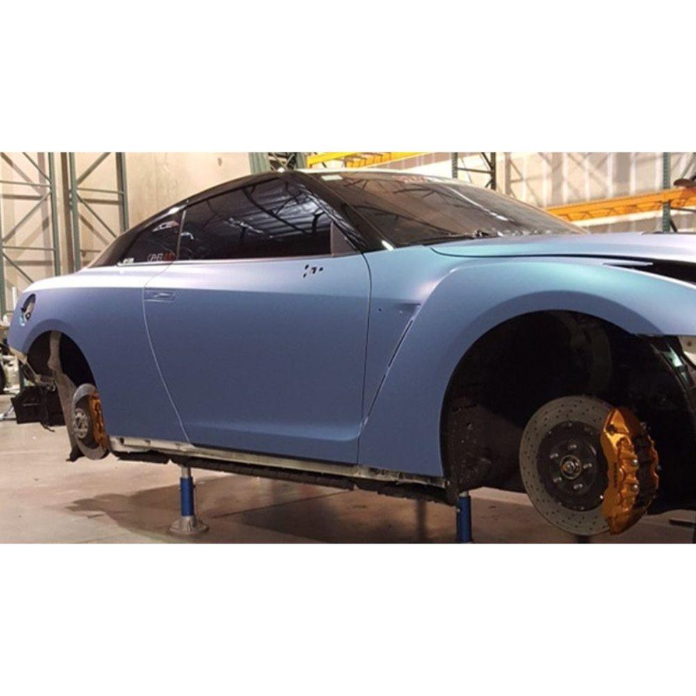 Avery Dennison SW900 Supreme Matte Frosty Blue Metallic Vinyl Car Wrap | 643-M