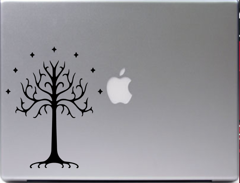 Tree of Gondor Lord of the Rings LOTR Decal Vinyl Car Window Sticker ANY SIZE