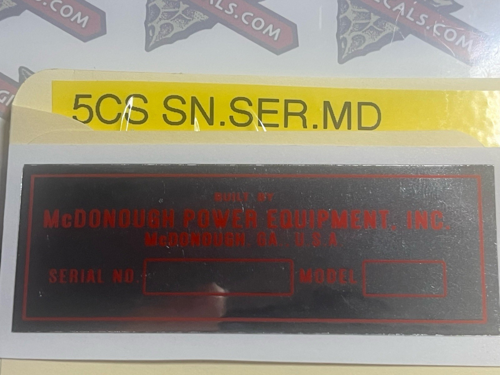 Snapper Steel Deck Mower Warning Decals Reproduction Engine Decals Multi Choice