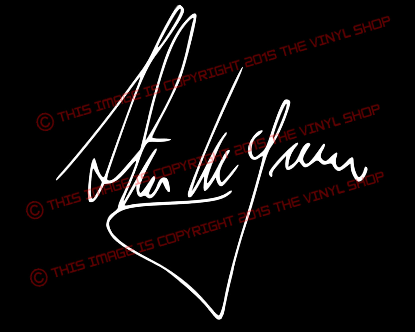 NEW Steve McQueen Signature Vinyl Decal Sticker Autograph BADASS actor, movies