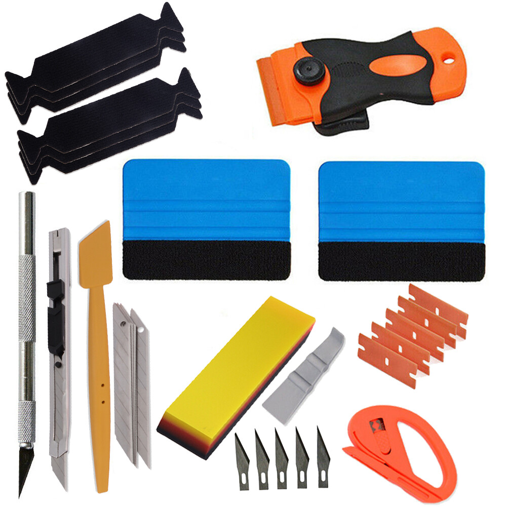 Professional Auto Car Window Tint Tools Kit Decals Wrap Application Squeegee USA