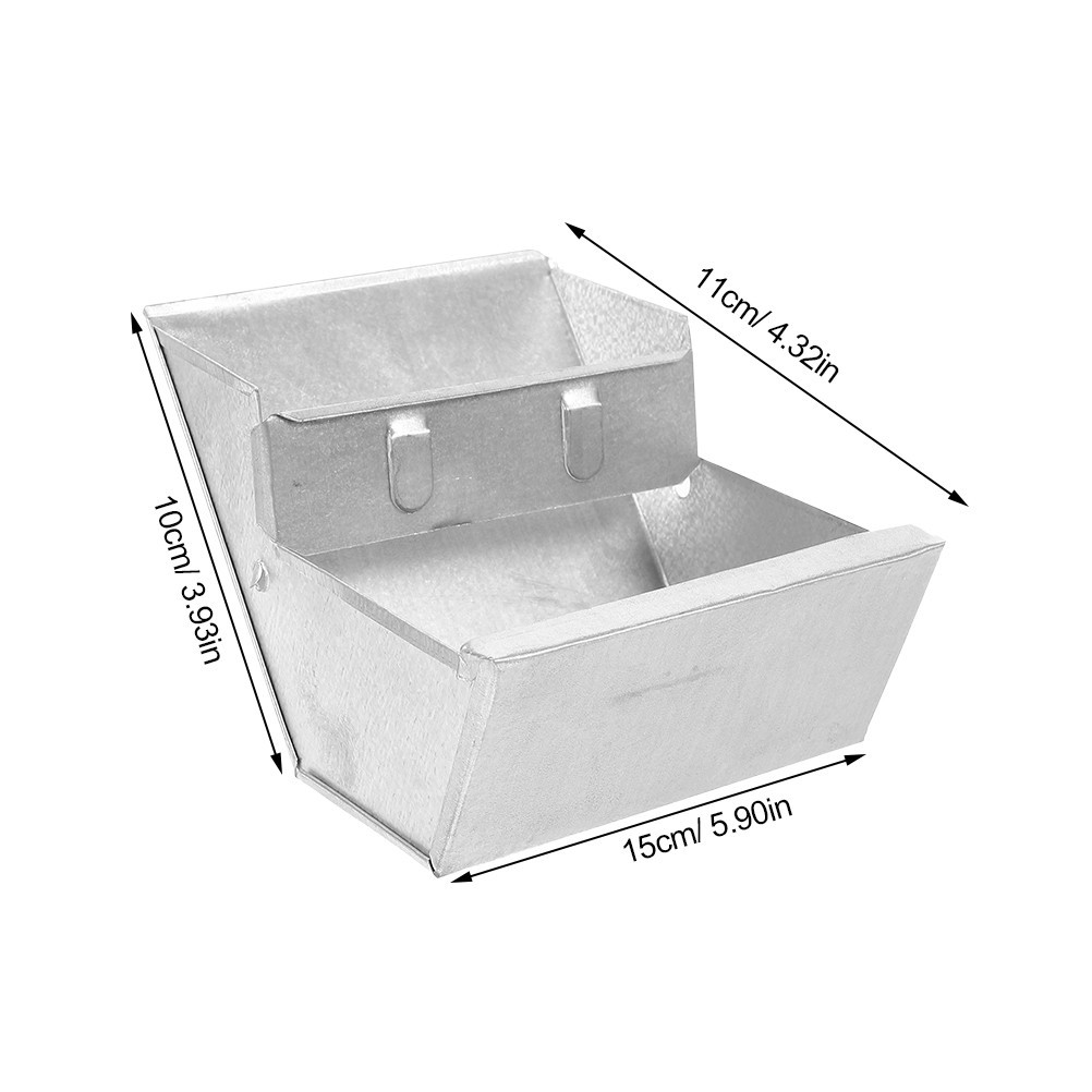Duck Waterers Bird Feeder Trays Chicken Feeding Container Bunny Food Dish
