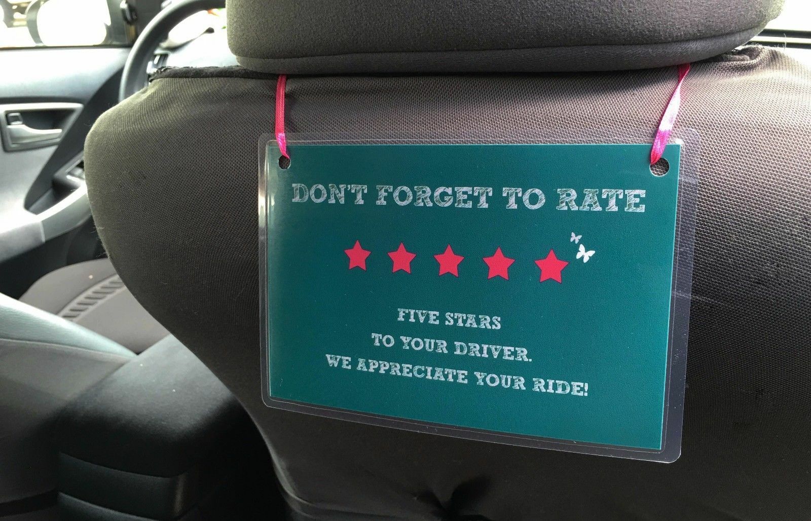 5 Stars Rating Decal Logo Sign Display Card Graphics Decals