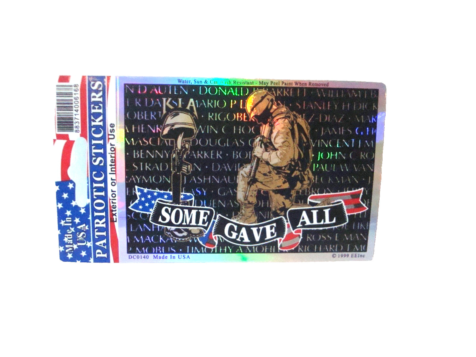 KIA SOME GAVE ALL STICKER DECAL 4 inches