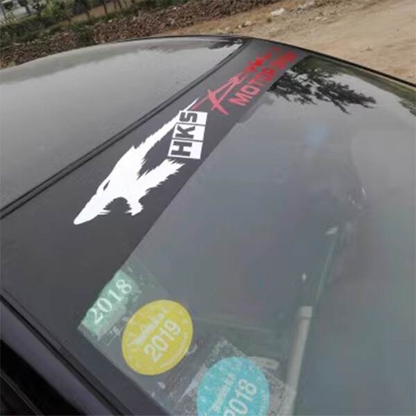 Universal Reflective Car Front Windshield Decal Vinyl Sticker Easy to Install