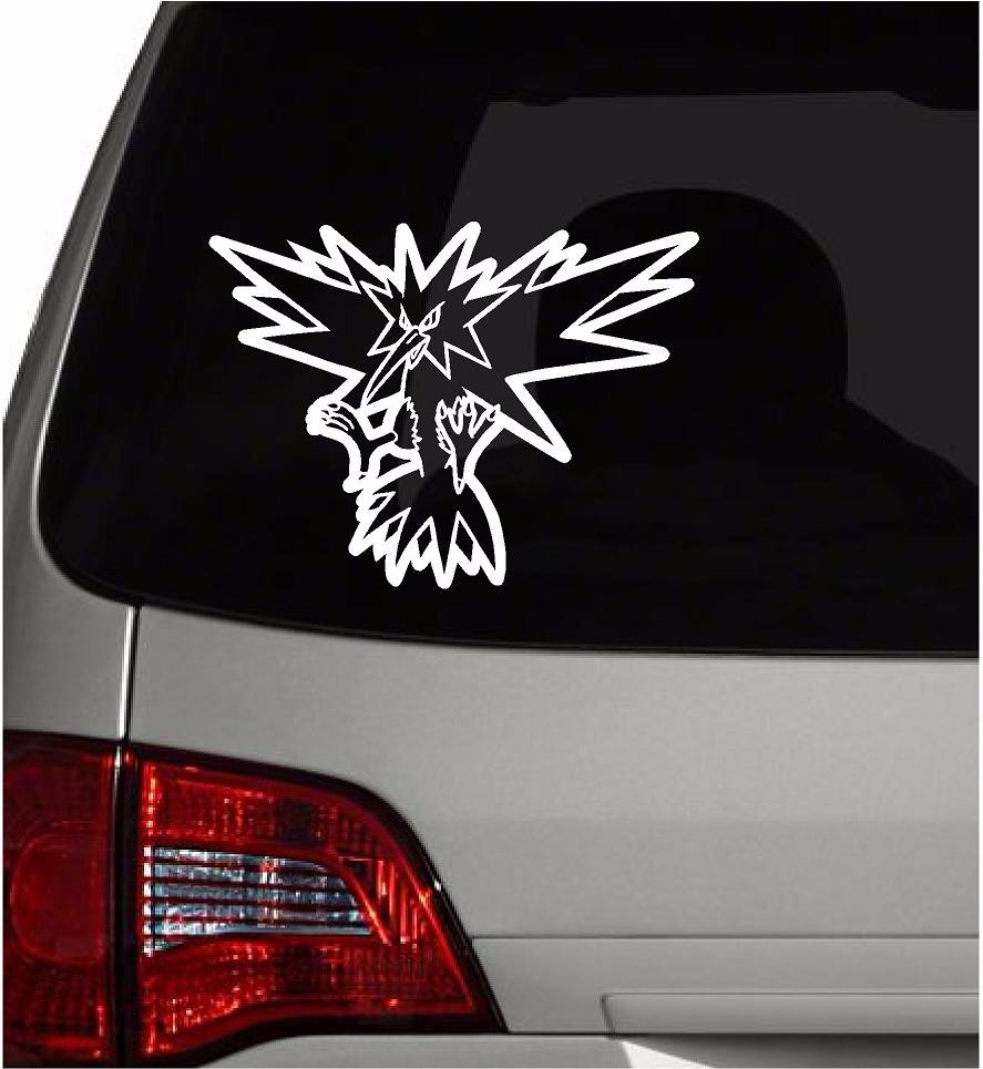 145 Zapdos (7″ x 5.3″) Vinyl Decal Sticker. Car, Window, Wall, Decor