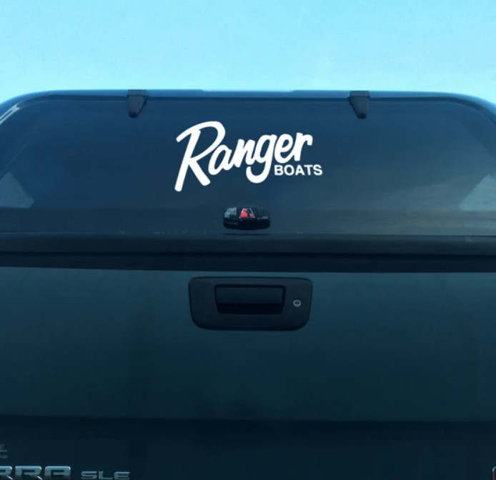 Ranger Boats Fishing Boat Pontoon Sticker Decal Graphic (2 pc) Color, Size