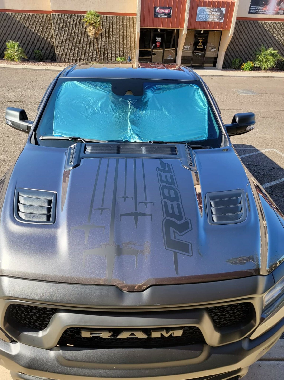 Distressed X-Wing fighter Flag compatible with Hood Truck Vinyl Star Wars decal