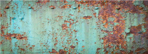 Patina Rust Bike Motorcycle Scooter Vinyl Graphic Car Wrap Blue Teal Metal Decal