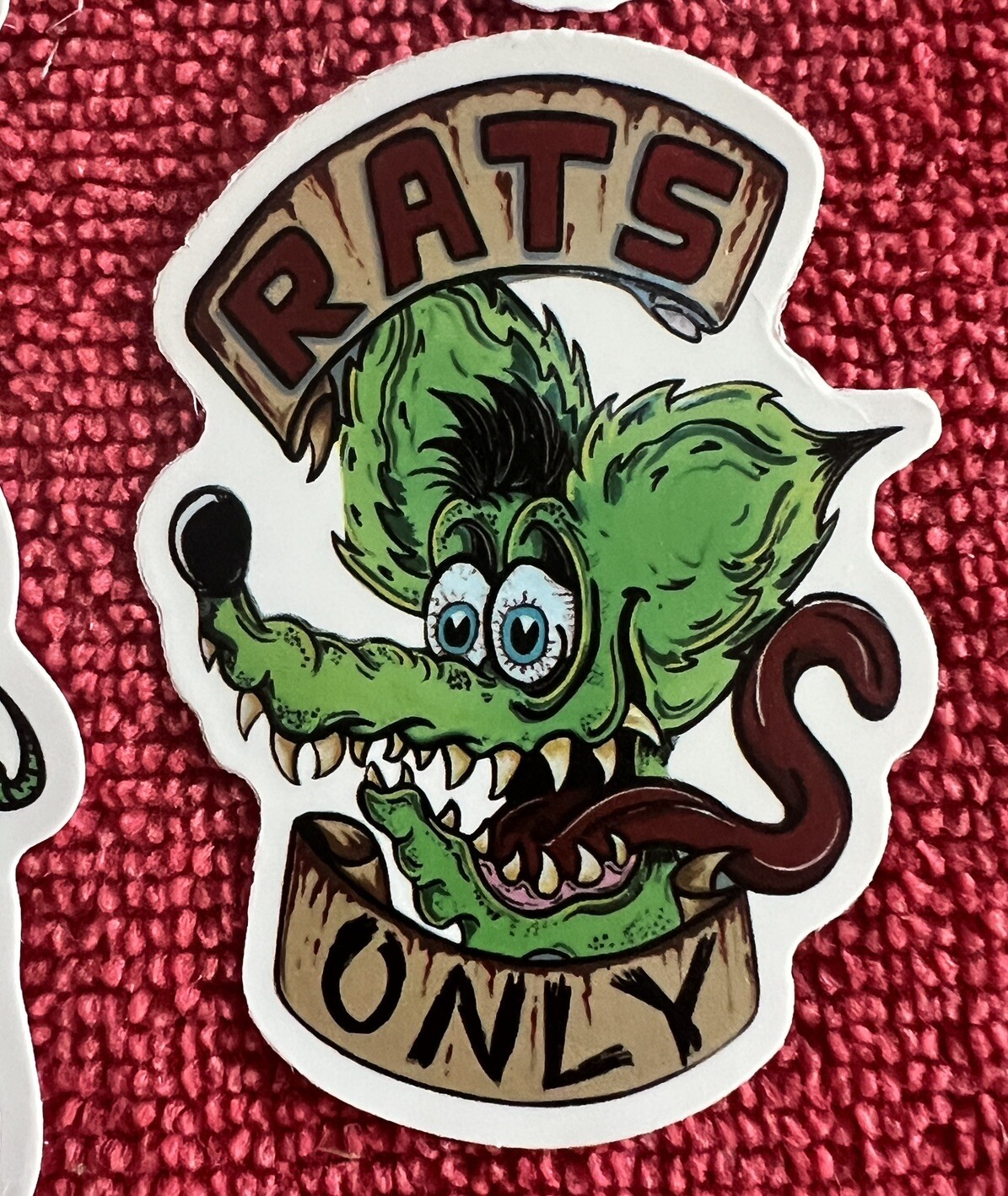 🔥 8 Rat Fink Mouse Ed Big Daddy Roth Hot Rod Art Vinyl Decal Sticker Car Truck