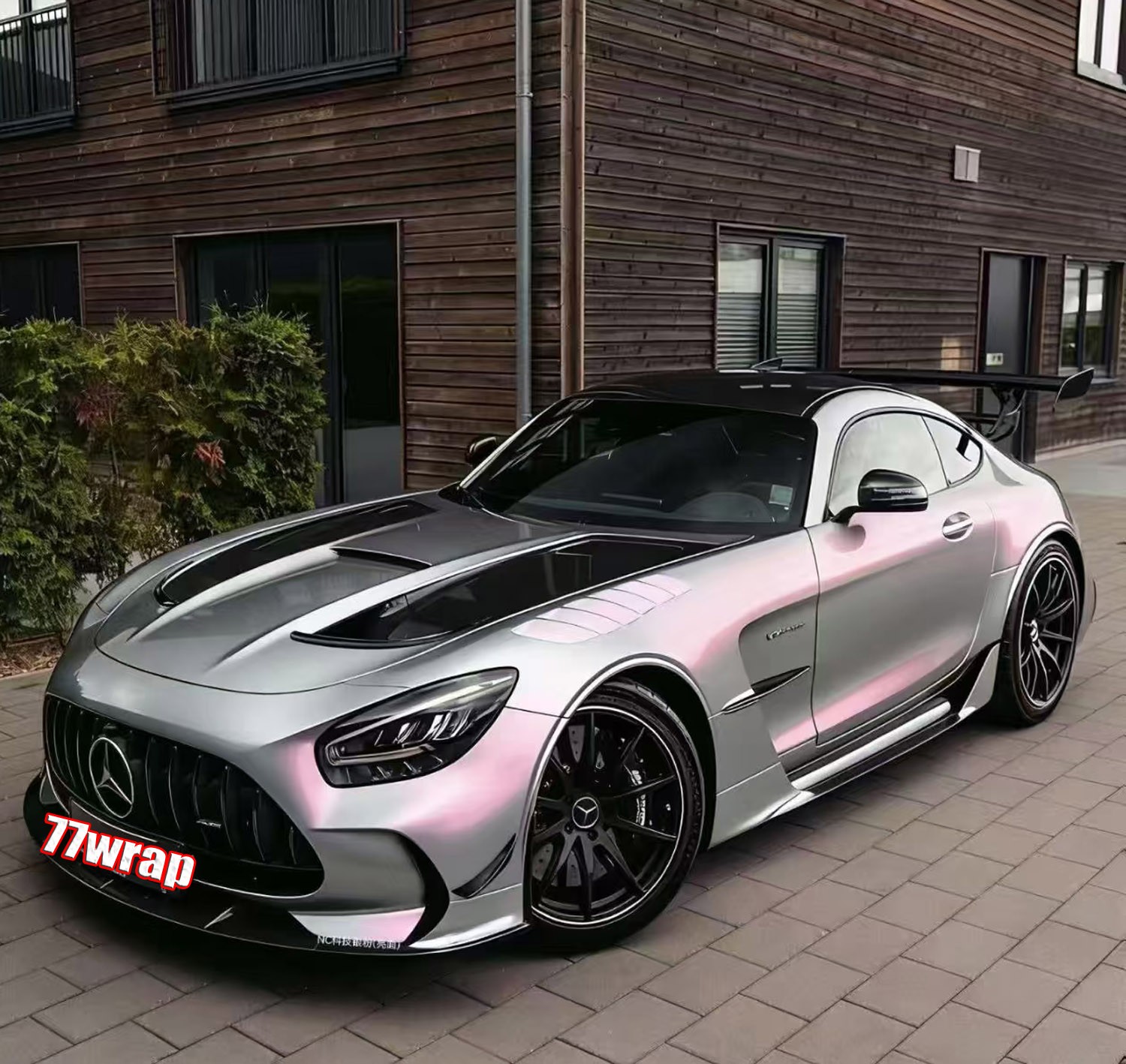 50FT x 5FT PET Silver Pink Magic Glossy Metallic Pearl Car Vinyl Wrap Sticker US