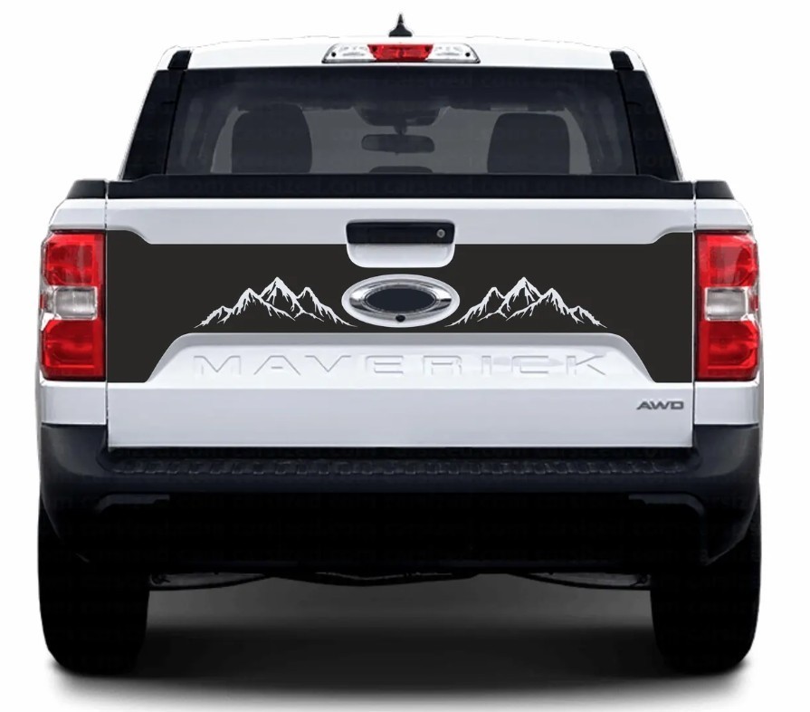 Ford Maverick Tailgate Decals Rear Graphics 2021-2025 Decals Stickers