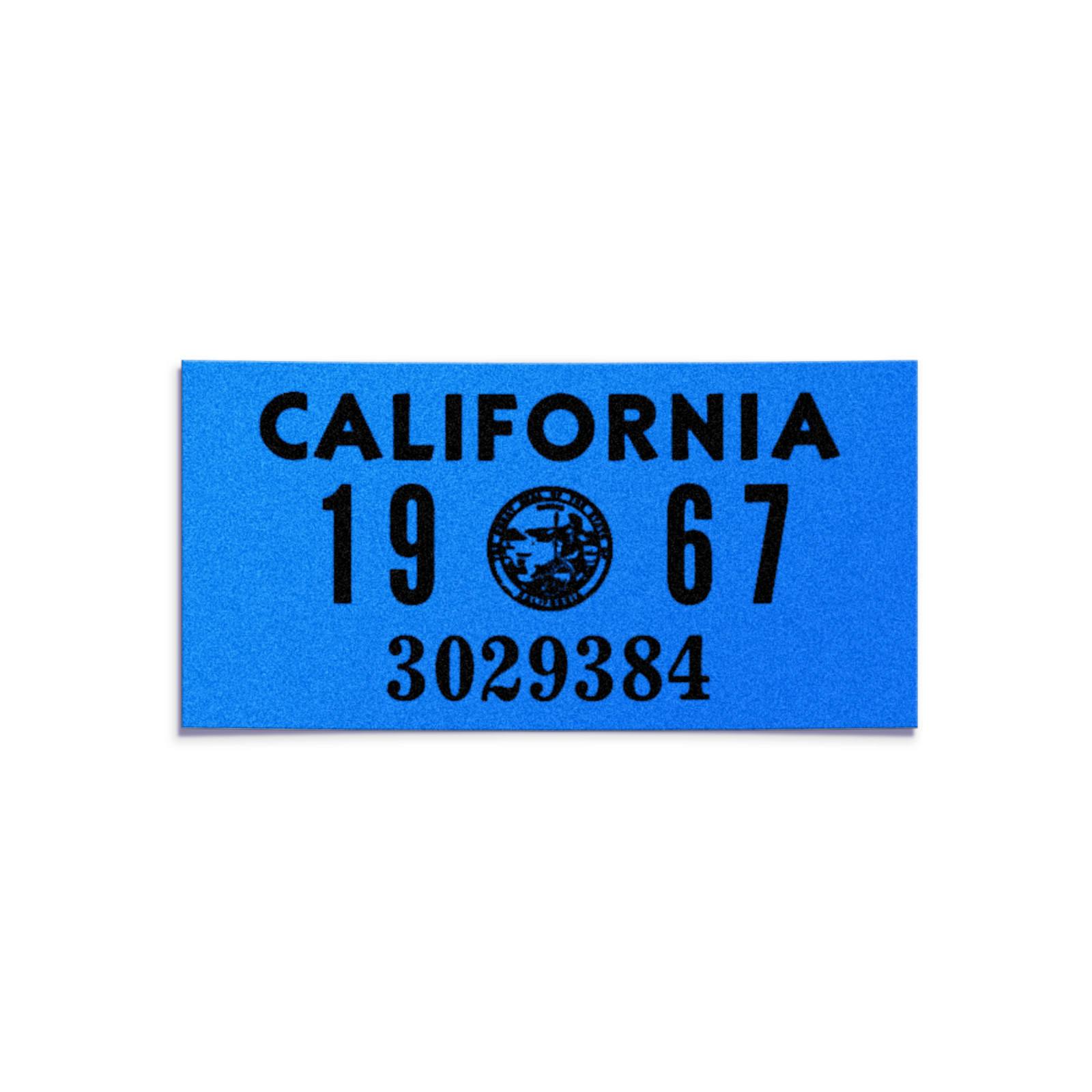 1967 California License Plate YOM Registration Sticker – CA DMV – Free Shipping