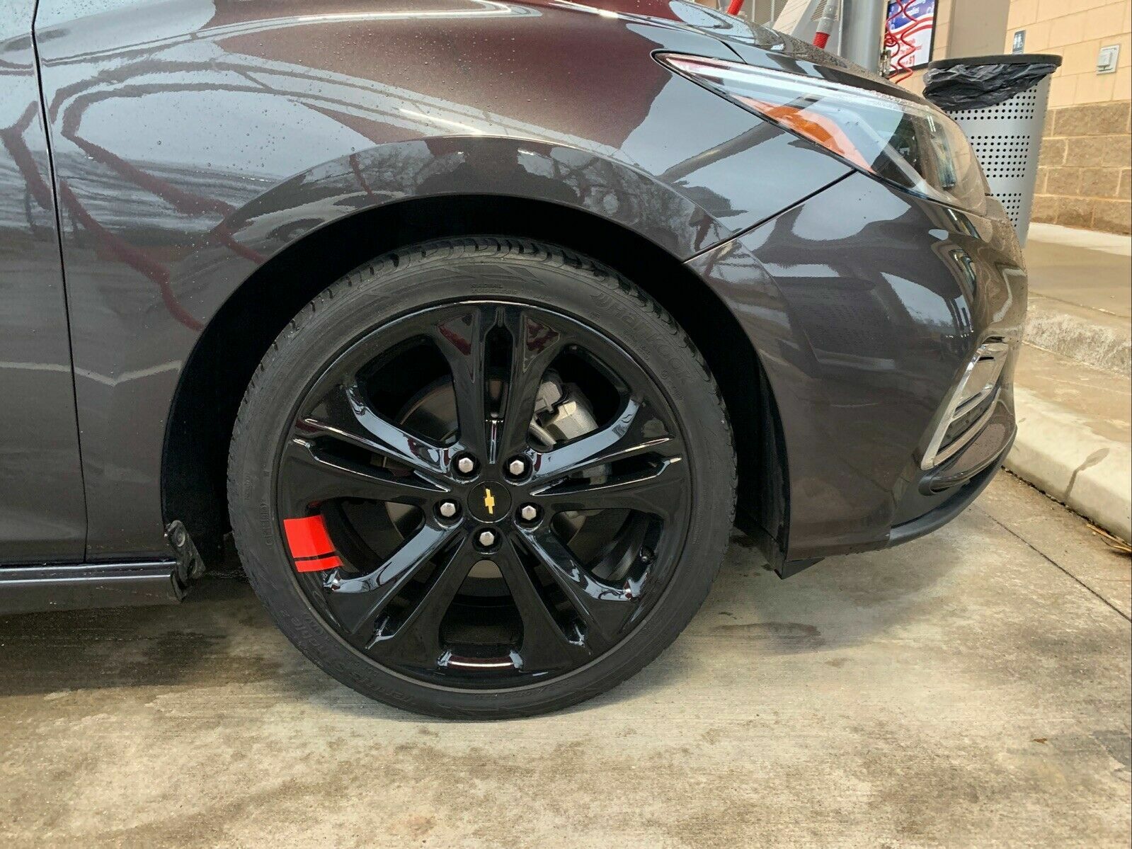 6x Wheel Rim Stripes Hash Marks Charger Challenger Racing Redline Decal Sticker