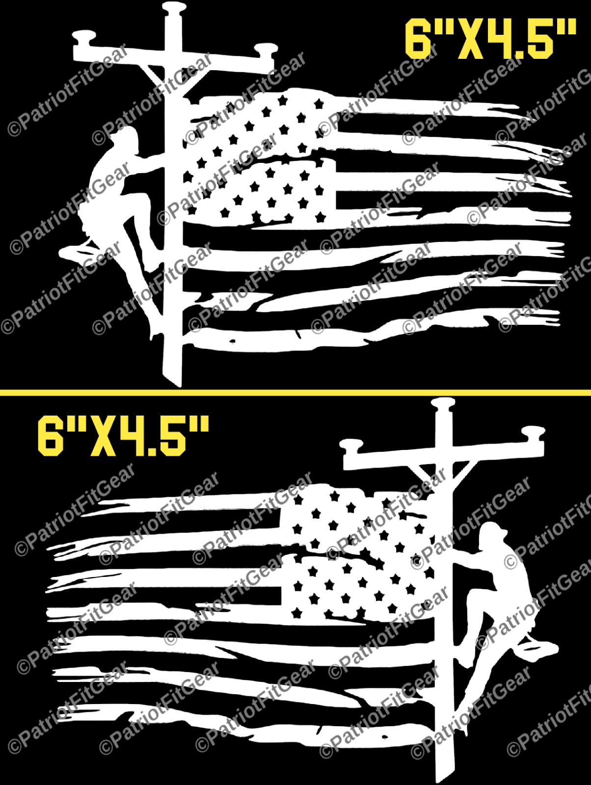 Lineman life,Line Work,Flags,Lineman,Got Power Thank A Lineman,Vinyl Decal