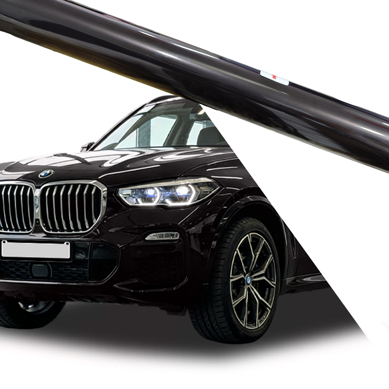 Genuine Gloss Black Vinyl Wrap Car Auto Sticker PET Film Decal Bubble Free Sheet