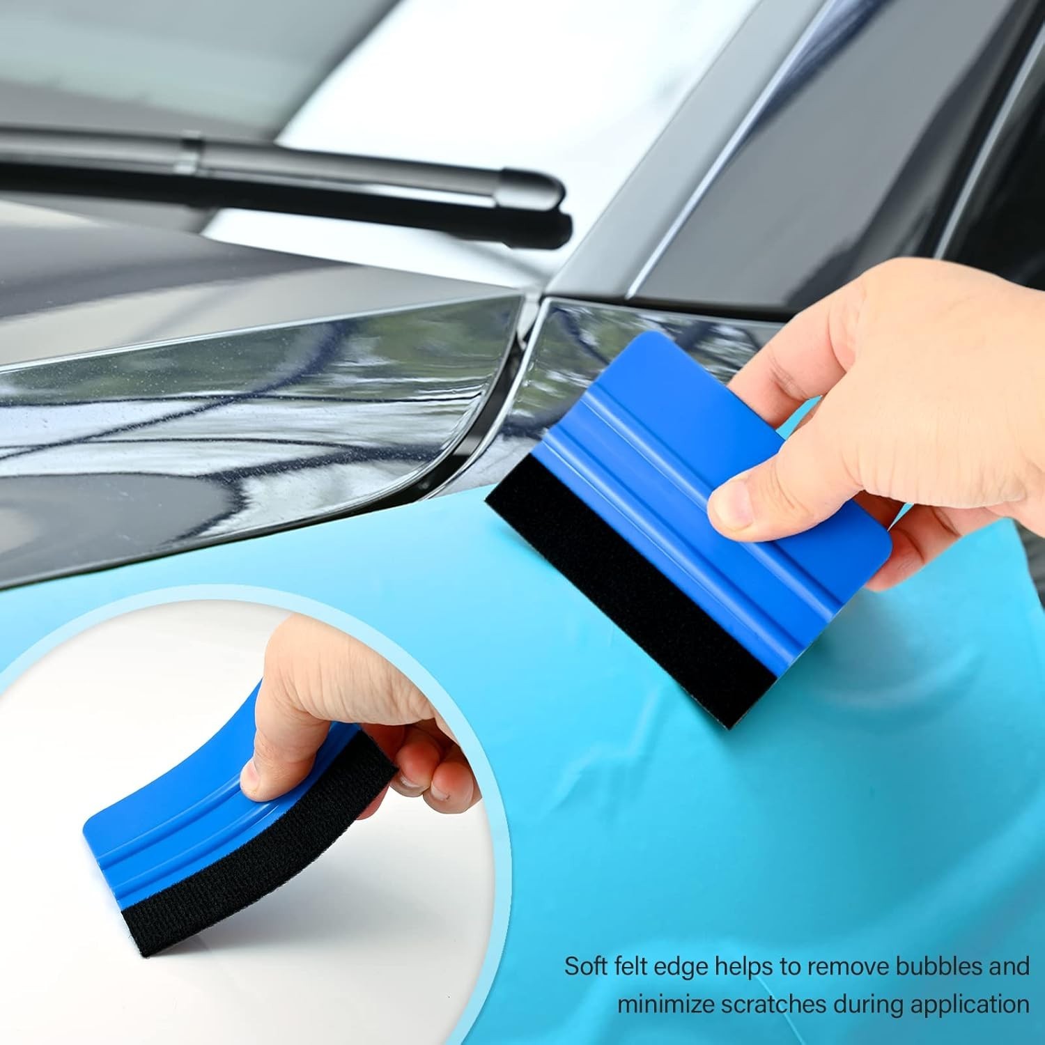 Professional Vinyl Wrap Window Tint Tool Kit for Cars – Sleek & Safe Design