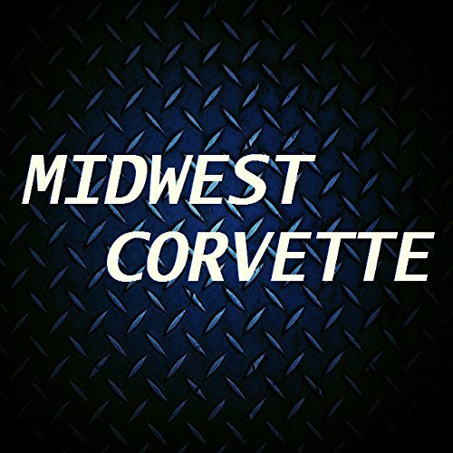 C4 Corvette Crossed Flag Metal Magnet Emblem Art 5″ x 3″ 84 – 90 PhotoSteel